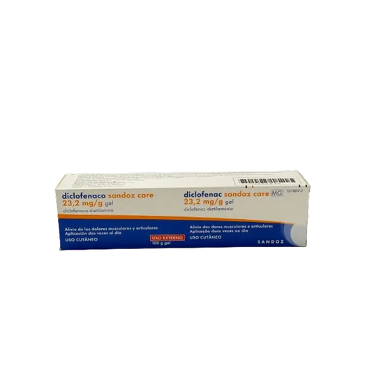 Diclofenac Sandoz Care 23.2 Mg / G Diclofenac Diethylamine Gel, 100 grammes