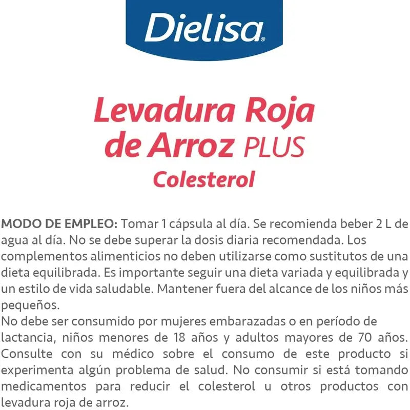 Dietisa Dts Red Yeast Rice Plus, 60 gélules