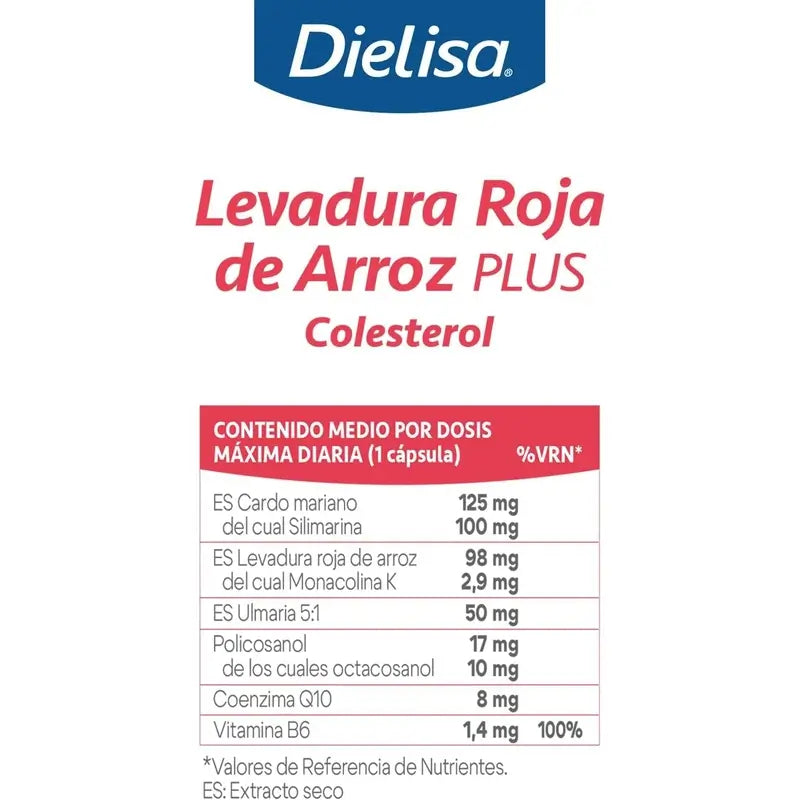 Dietisa Red Yeast Rice Plus , 30 gélules