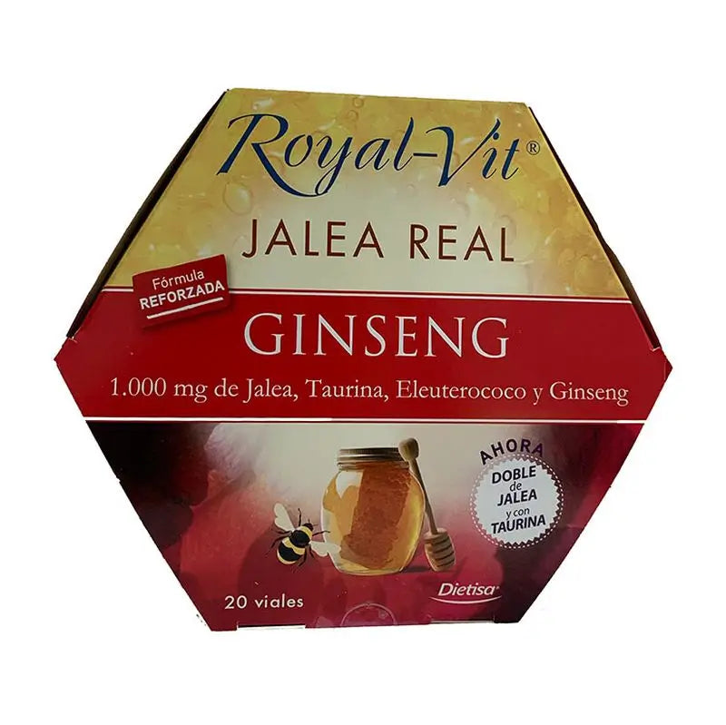 Dietisa Royal Vit Ginseng With Taurine , 20 vials
