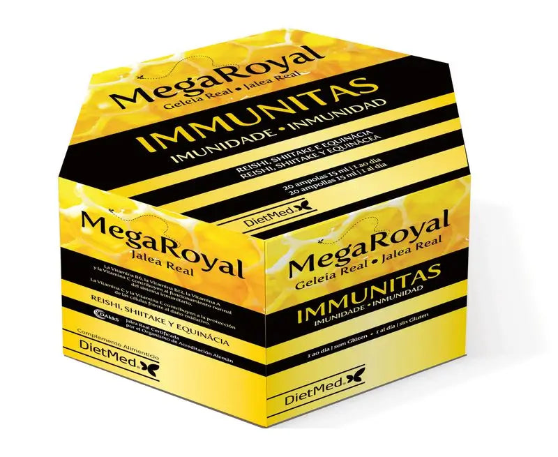 Dietmed Mega Royal Immunitas, 20 Ampoules Of 10 Ml