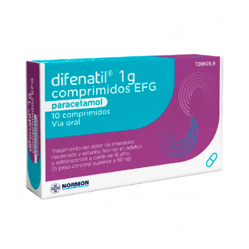 Difenatil 1 g, 10 Tablets