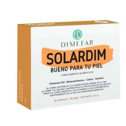 Dimefar Solardim Good For Your Skin 30Cap.