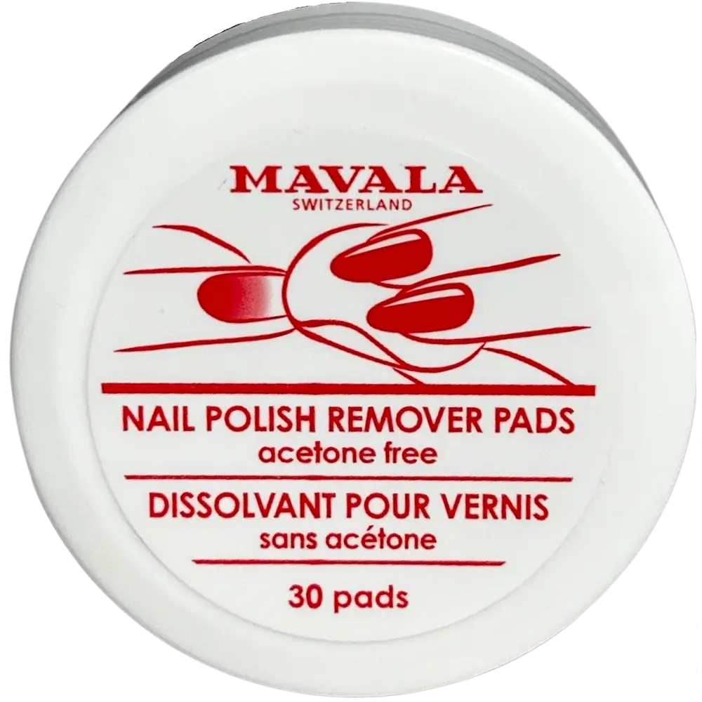 Disques dissolvants de vernis à ongles sans acétone Mavala
