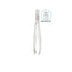 Disna Chrome-plated angled tweezers 8,5 Cm., units 1