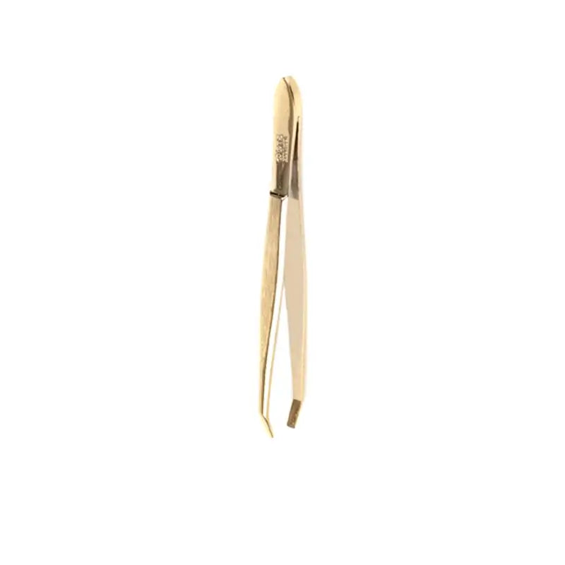 Disna Professional Straight Tweezers Gold 9 Cm., units 1
