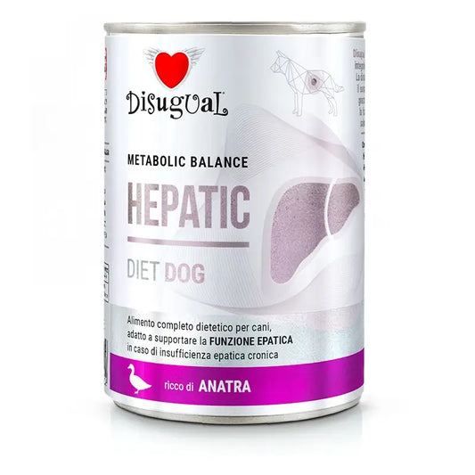 Disugual Diet Dog Hepatic Duck 6X400Gr
