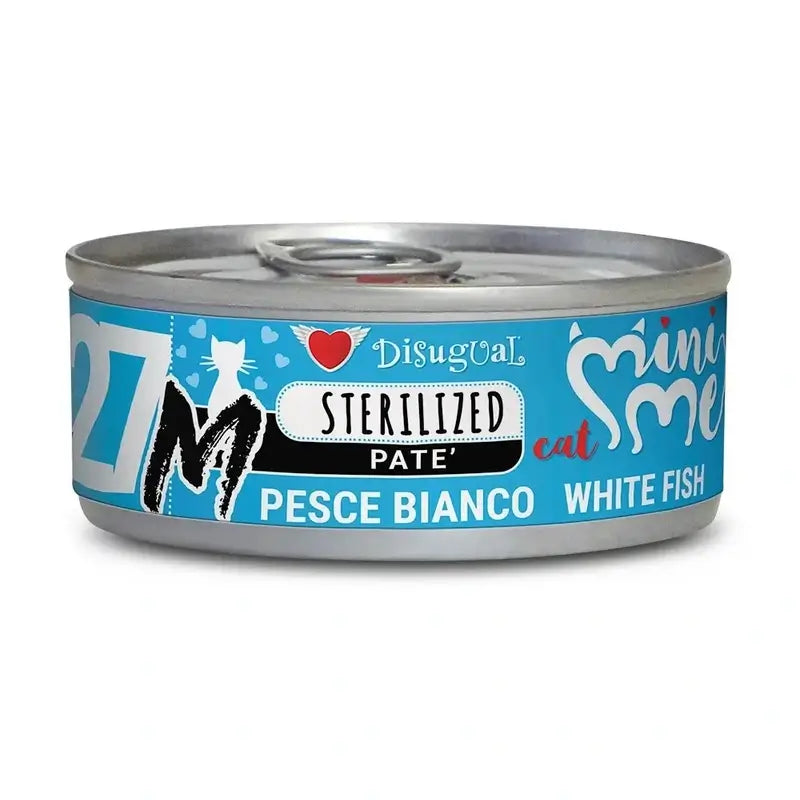 Disugual Mini-Me M Cat Sterilised Fish White 12X85Gr