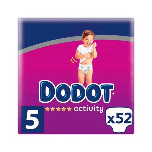 Dodot Activity Size 5 (12-16 Kg), 52 Nappies