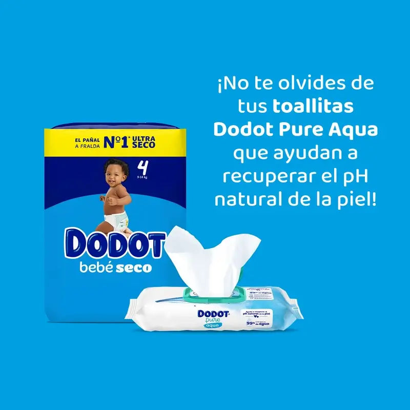 Dodot Dry Baby Taille 6+ (+14 Kg), 48 couches