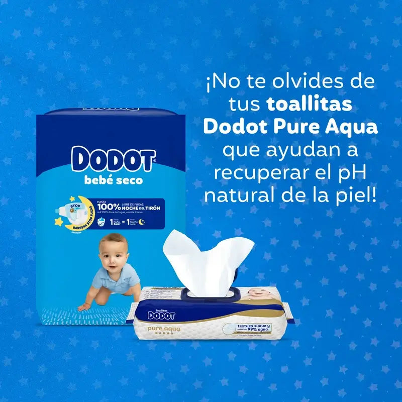 Dodot Bebé-Seco Size 8, 54 nappies