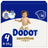 Dodot Sensitive Taille 4 Pour Bébé, 9 Kg, 14 Kg, 210 Couches