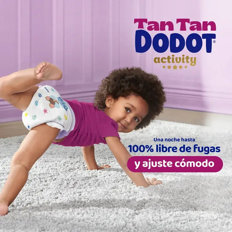 Dodot Activity Taille 5+, 12kg-17kg, 126 couches