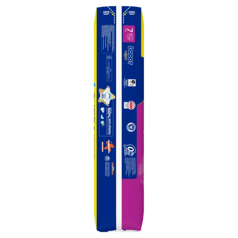 Dodot Activity Taille 7, 15kg+, 46 couches