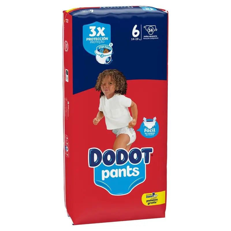 Culotte Dodot Taille 6, 54 Couches
