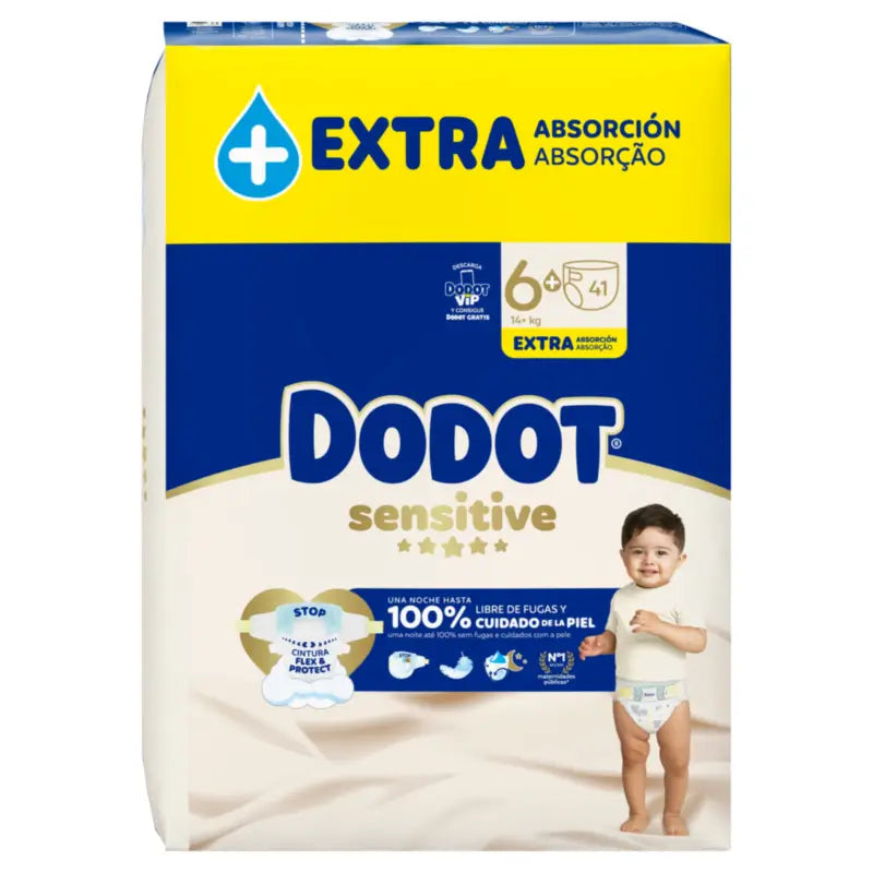 Couches Dodot Sensitive Taille 6, 41