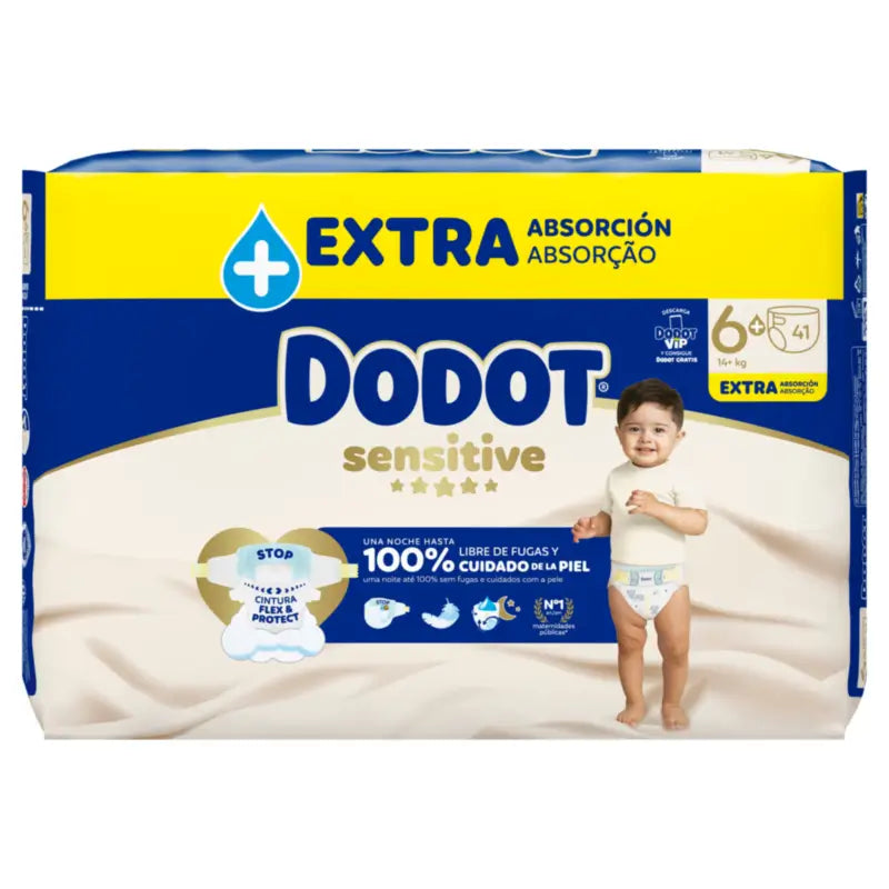 Couches Dodot Sensitive Taille 6, 41