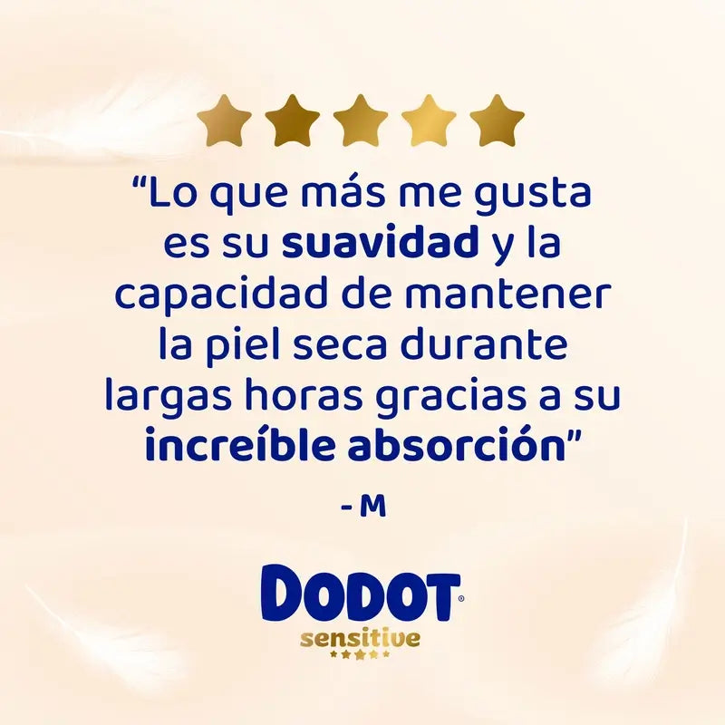 Dodot Sensitive Taille 2, Couches, 4Kg-8Kg , 174 pcs