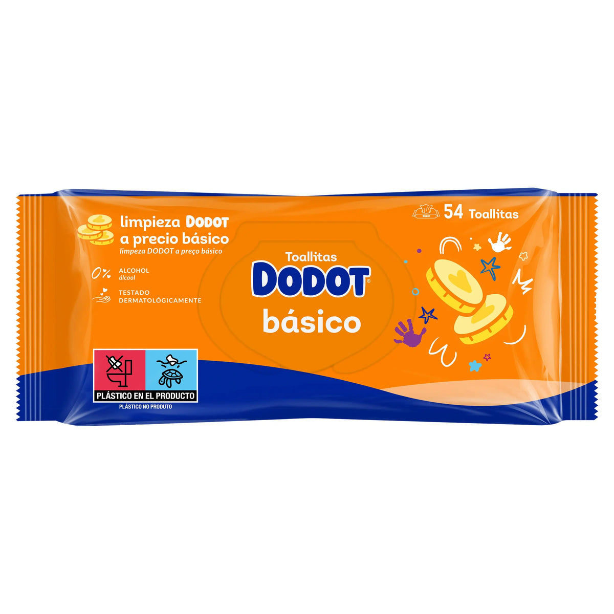 Dodot Dodot Wipes Basic, 54 unités