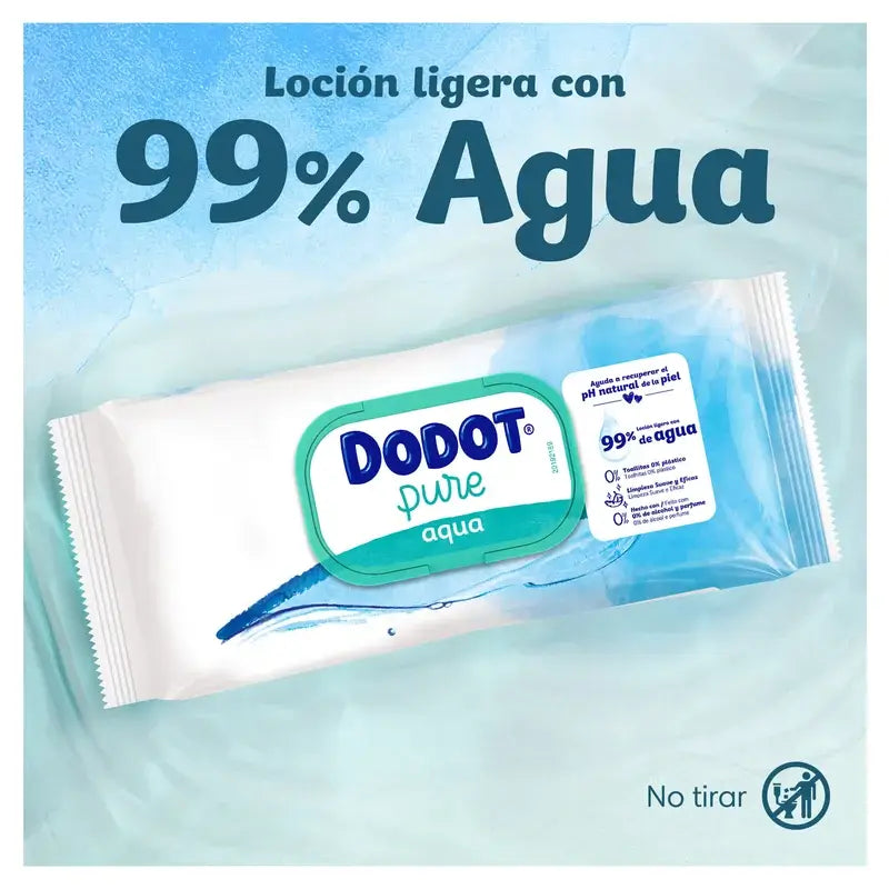 Dodot Dodot Total Care Aqua Wipes, 48 pièces