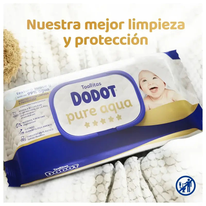 Dodot Pure Aqua Wipes, 9x48, 432 pcs.