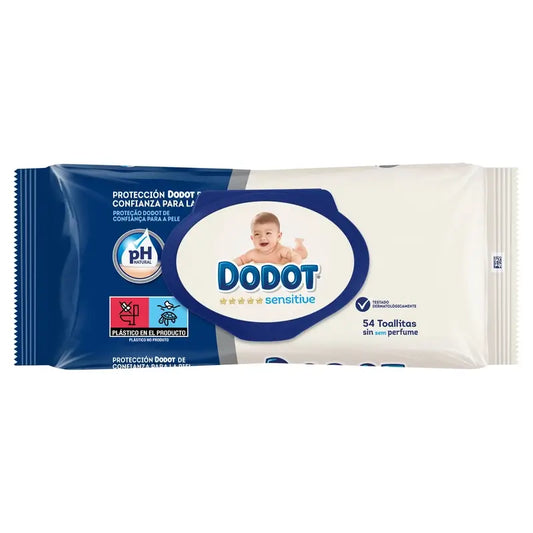 Dodot Sensitive Wipes 1X54 (54 pieces)