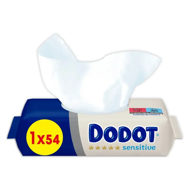 Dodot Lingettes sensibles, 1X54 (54 unités)