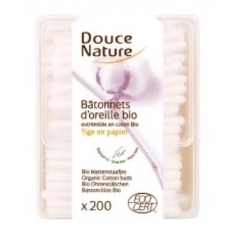 Douce Nature Cotton Ear Sticks 200 pcs.