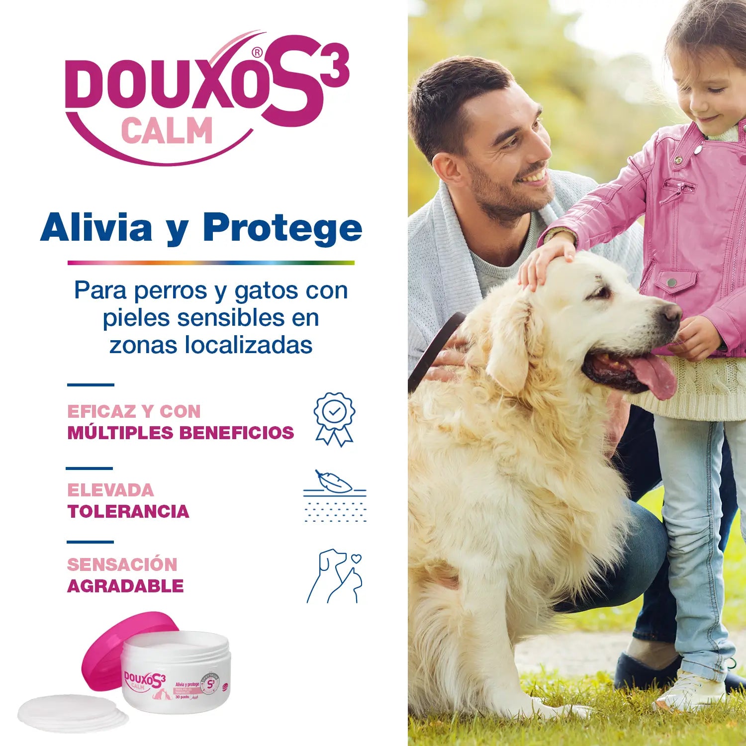 Douxo S3 Calm, 30 coussinets