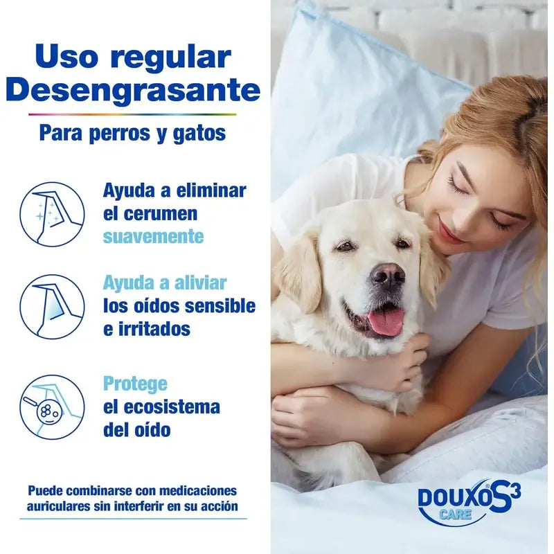 Douxo S3 Care Dogs & Cats Ear Lotion Frequent Use, 120 ml