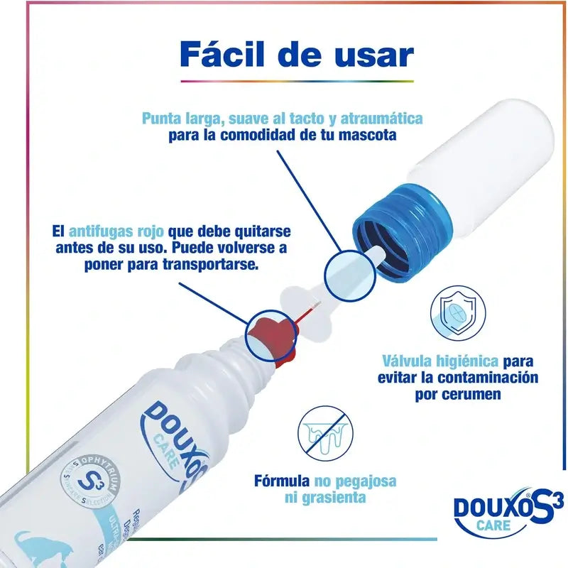 Douxo S3 Care Dogs & Cats Ear Lotion Frequent Use, 120 ml