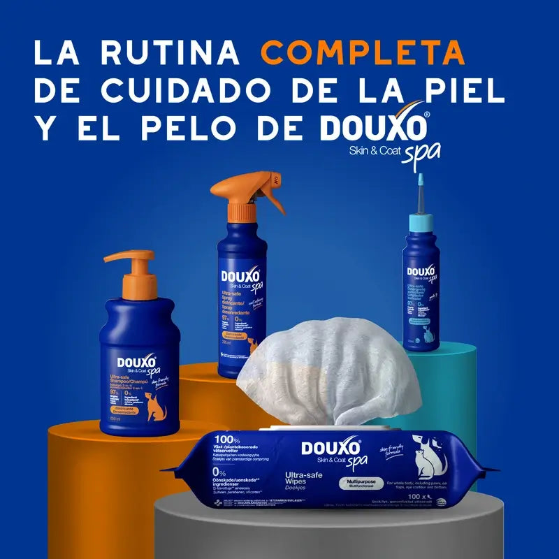 Douxo Skin & Coat Spa 2 In 1 Shampooing et après-shampooing pour chiens, 250 ml