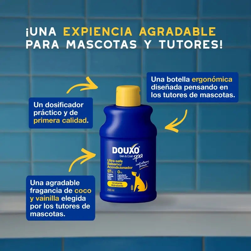 Douxo Skin & Coat Spa Conditionneur à l'avoine pour chiens, 250ml