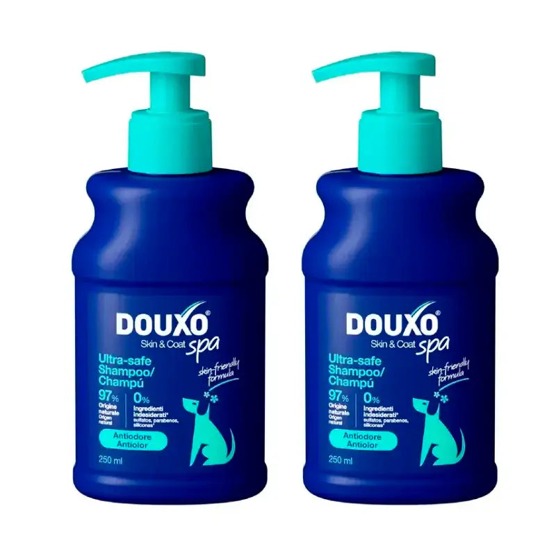 Douxo Skin & Coat Spa Anti-Pain Dog Shampoo, Pack 2 x 250 ml