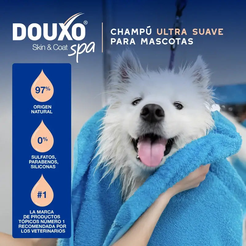 Douxo Skin & Coat Spa Shampooing anti-mue pour chiens, 250 ml