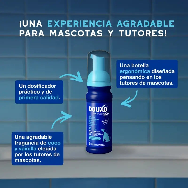 Douxo Skin & Coat Spa Mousse nettoyante express ultra douce, 150 ml