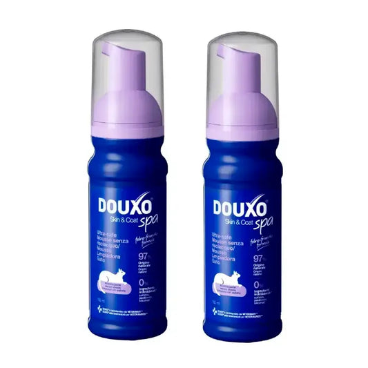 Douxo Skin & Coat Spa Ultra Gentle Cleansing For Stress Free Cat Cleansing, Pack 2 x 150 ml