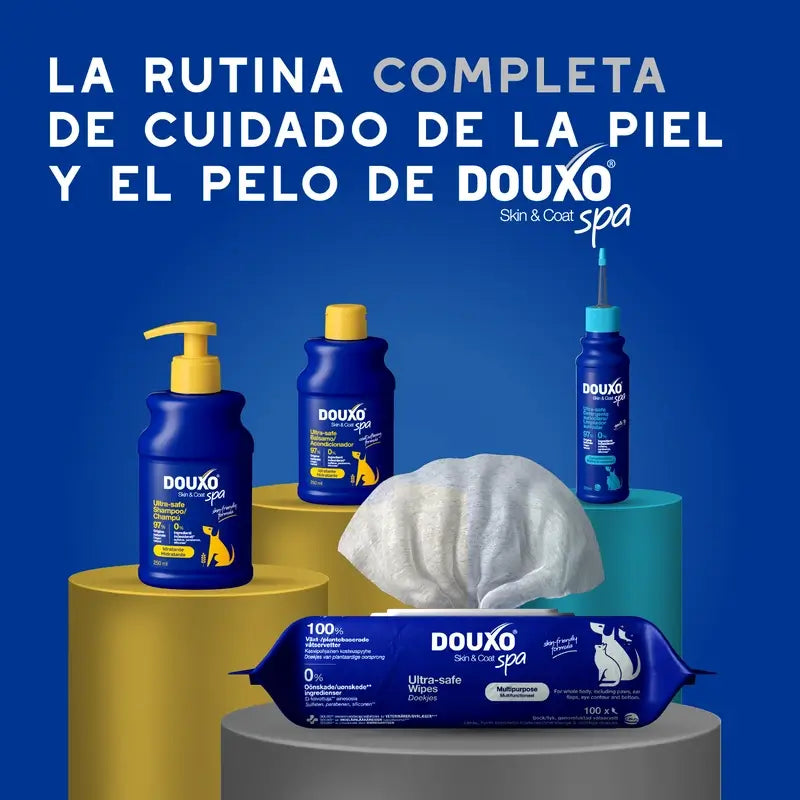 Douxo Skin & Coat Spa Multi-Purpose Wipes For Dogs & Cats, 100 pcs.
