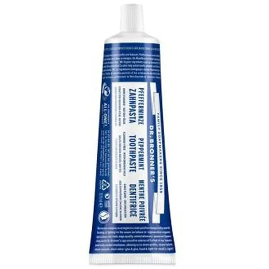 Dr. Bronner'S Toothpaste Peppermint Toothpaste 140Gr.