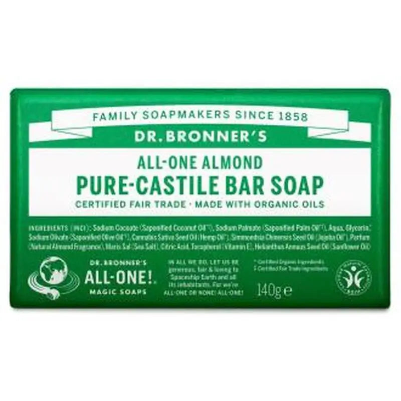 Dr. Bronner'S Almond Bar Soap 140Gr.