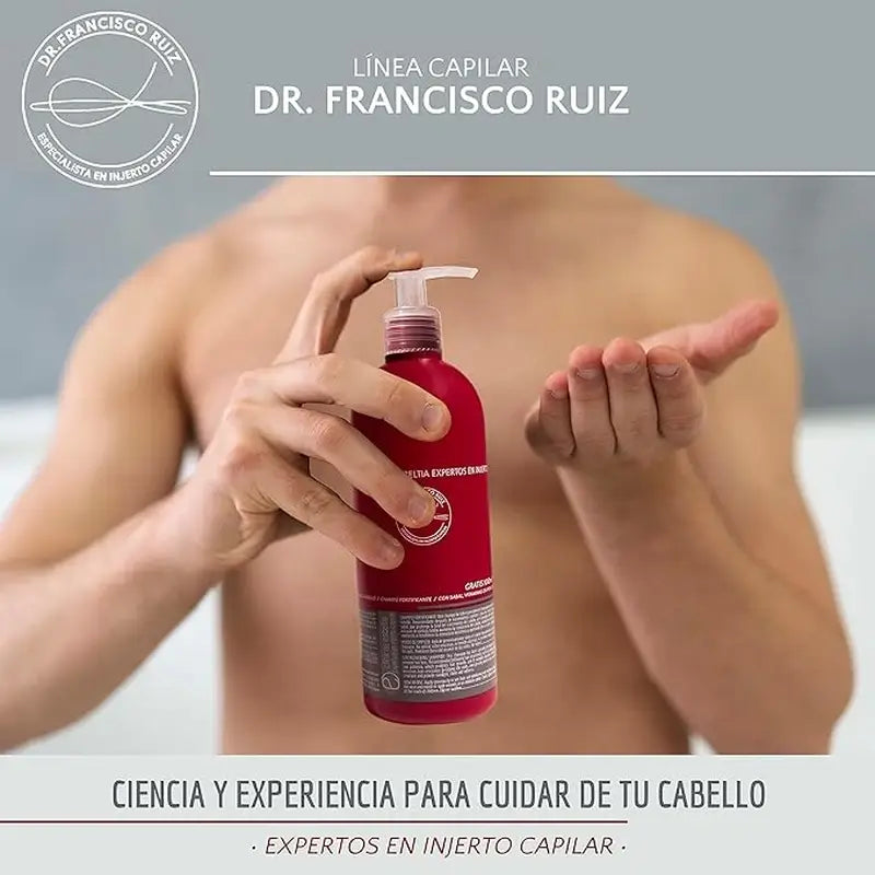 Francisco Ruiz Shampooing Anticaida 300 ml + 100 ml gratuits