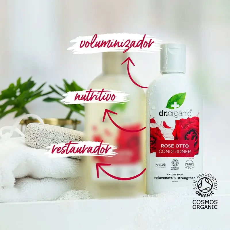 Dr. Organic Rosa Damascena Conditioner Mature Hair, 265 ml