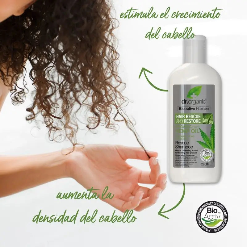Organic Shampooing Anti-Chute Rescue Chanvre 265Ml
