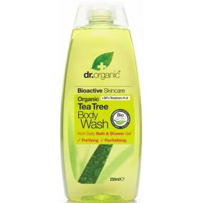 Dr.Organic Tea Tree Shower Gel All Skin Types, 250 ml