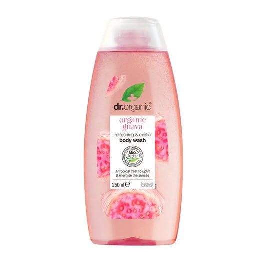 Gel douche à la goyave Dr. Organic 250ml.