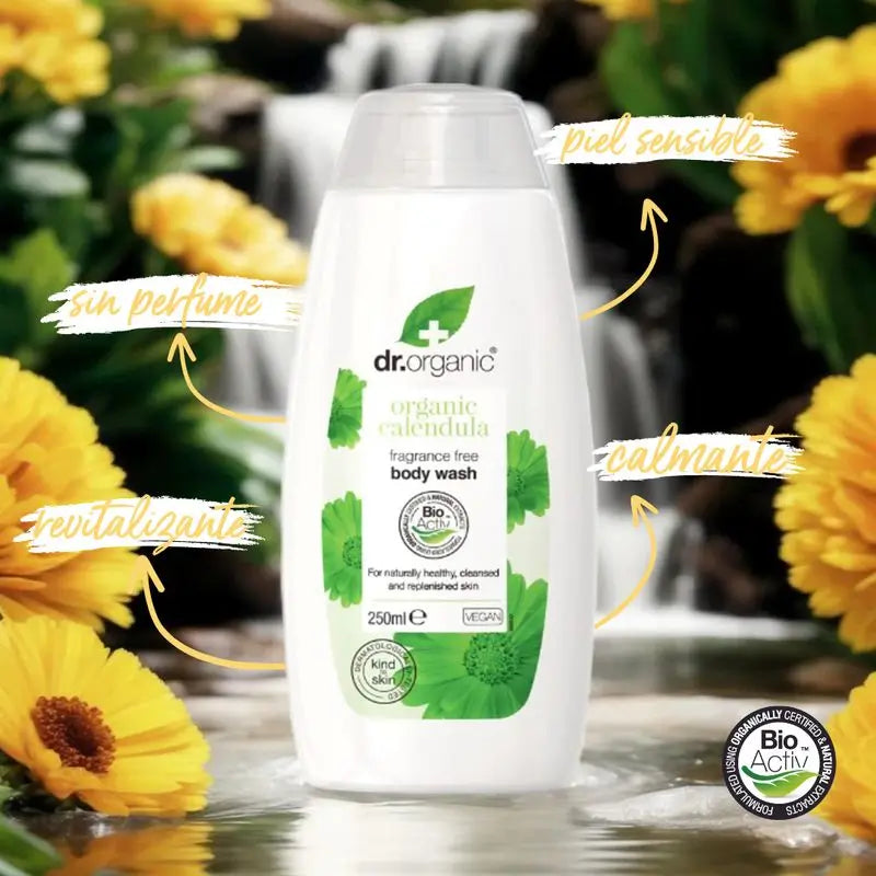 Gel douche au Calendula pour peaux sensibles 250ml