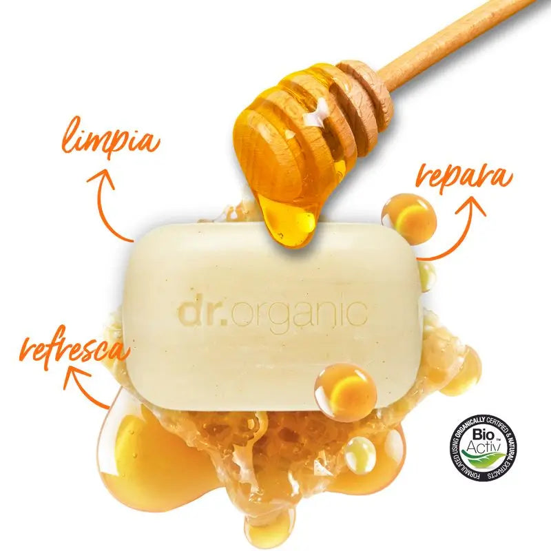 Savon en barre au miel de Manuka Dr. Organic 100Gr.