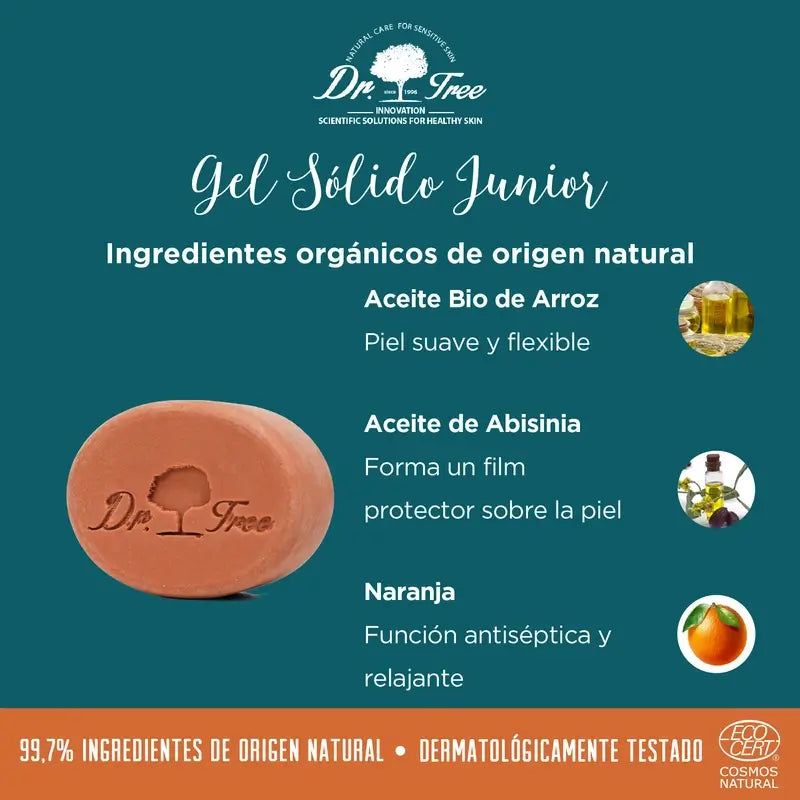 Dr. Tree Natural Junior Gel Solide Peau Sensible