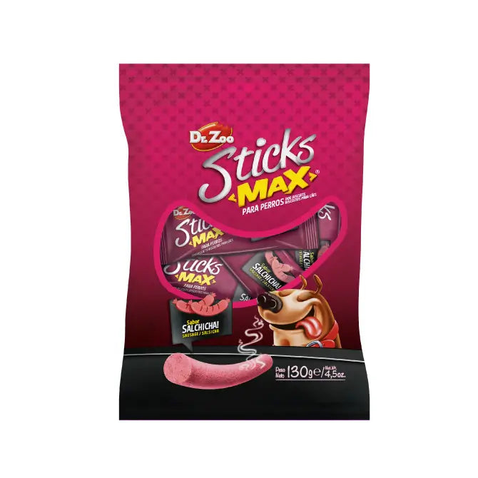 Dr ZOO Dog Mini Sticks Max Sausage 12X130Gr