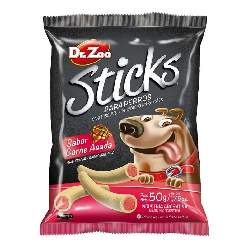 Dr ZOO Dog Roast Meat Sticks 24X50Gr